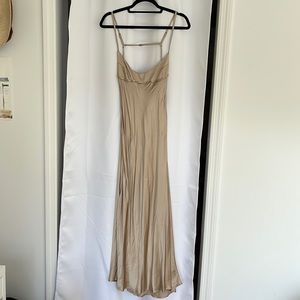 VIRAL ZARA DRESS NWT GOLD